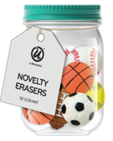 Sports Balls Erasers
