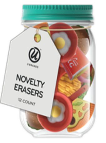 Fast Food Erasers