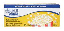 Great Value Butter Flavour Microwave Popping Corn