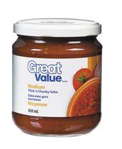Great Value Thick'n Chunky Medium Salsa