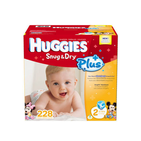 Snug & Dry Plus Diapers Size 2