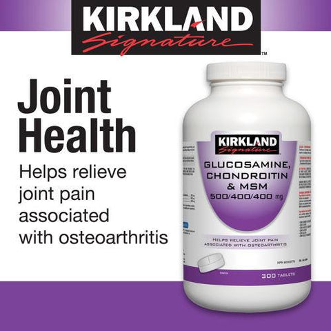 Glucosamine, Chondroitin & MSM