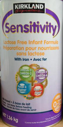 Sensitivity Lactose Free Infant Formula –