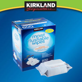 Moist Flushable Wipes