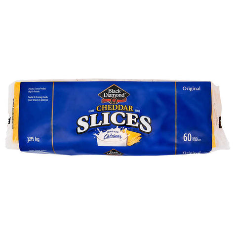Black Diamond Processed Cheese Slices (60 pcs)