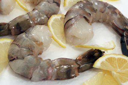 White Shrimp Previously Frozen Farmed