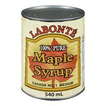Labonte 100% Pure Medium Maple Syrup