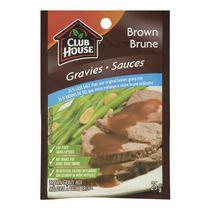 Club House Brown 25% Less Salt Gravy Mix