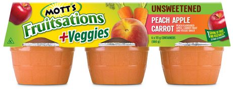 Mott’s Fruitsations +Veggies Unsweetened Peach Apple Carrot Sauce