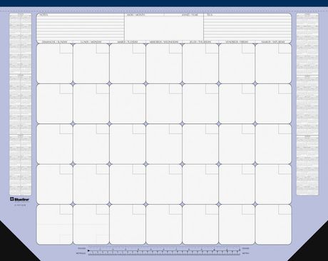 Perpetual Monthly Desk Pad - A181722B