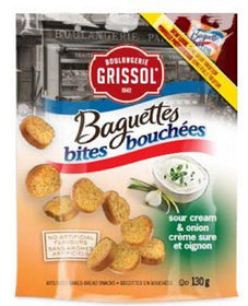 Boulangerie Grissol Sour Cream & Onion Baguettes Bites