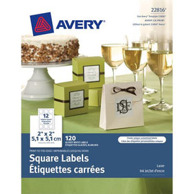 Print-to-the-Edge Square Labels