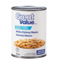 Great Value No Salt White Kidney Beans