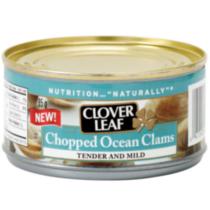 Clover Leaf Chopped Ocean Clams - Tender & Mild