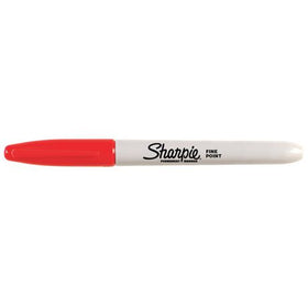Sharpie Permananent Fine Red Ink Markers