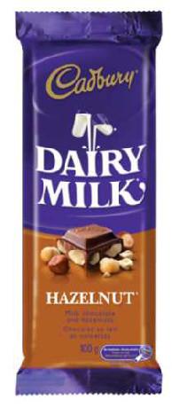 Cadbury Dairy Milk Hazelnut Chocolate Bar