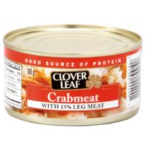 Clover Leaf Crabmeat with 15% Leg Meat