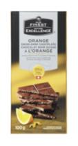 Our Finest Swiss Dark Chocolate Bar, Orange