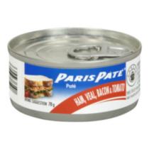 Paris Pate Ham, Veal, Bacon & Tomatto 78g