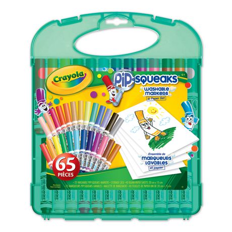 Pip-Squeaks Washable Marker and Paper Set
