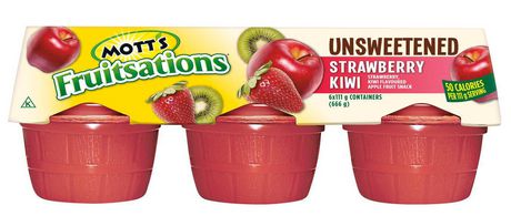 Mott’s Fruitsations Unsweetened Stawberry Kiwi Apple Sauce