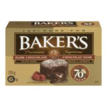 Baker's Premium 70% Dark Chocolate