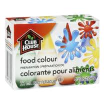 Club House Food Colour Preparation 4-Vials