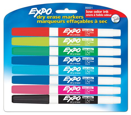 Low Odour Dry Erase Markers