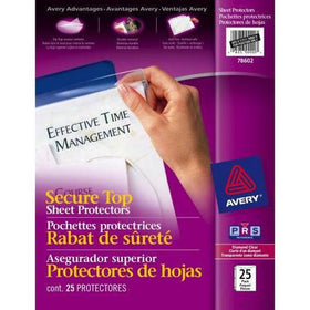 Diamond Clear Secure Top Sheet Protectors