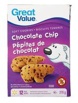 Great Value Chocolate Chip Soft Cookies