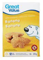 Great Value Banana Soft Cookies