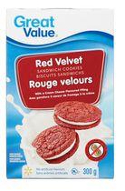 Great Value Red Velvet Sandwich Cookies