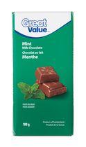 Great Value Mint Milk Chocolate
