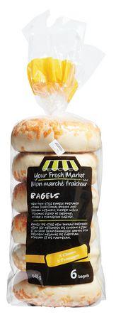 Your Fresh Market Bagels Three Cheese