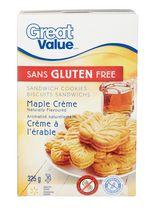 Great Value Gluten Free Maple Cream Sandwich Cookies
