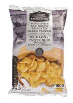 Our Finest Kettle Cooked Sea Salt & Cracked Black Pepper Flavoured Potato Chips