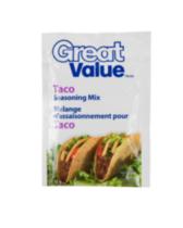 Great Value Taco Seasoning mix