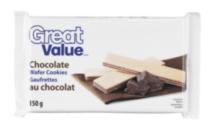 Great Value Chocolate Wafer Cookies