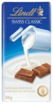 Lindt Swiss Classic Milk Chocolate Bar