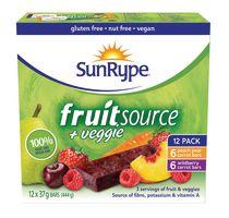 Sun-Rype FruitSource Plus Veggie, 100% Fruit & Vegetable - Variety Pack
