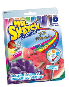 MR SKETCH STICKS ASSORTED SCENTED MARKERS 10CT