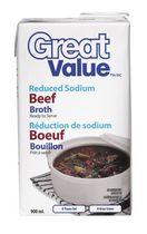 Great Value Reduced Sodium Beef Broth