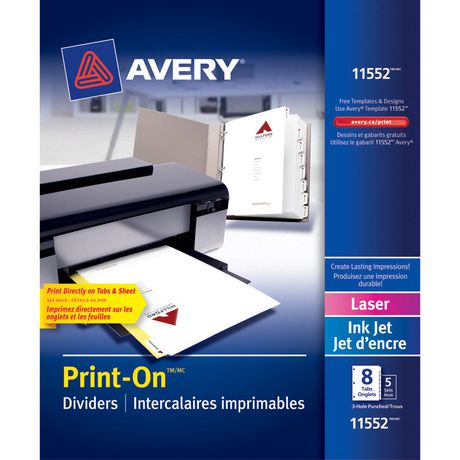 Print-On Dividers