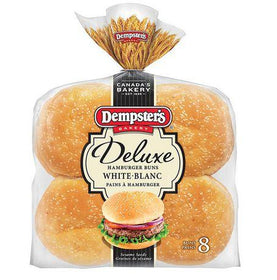 Dempster's® Deluxe White Hamburger Buns