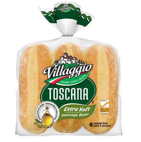 Villaggio Toscana Extra Soft Sausage Buns
