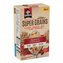 Quaker Super Grains Apples & Cinnamon Instant Oatmeal