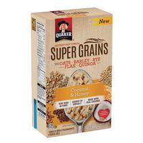 Quaker Super Grains Coconut & Honey Instant Oatmeal