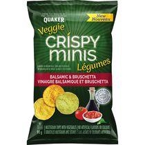 Quaker Crispy Minis Balsamic & Bruschetta Veggie Chips