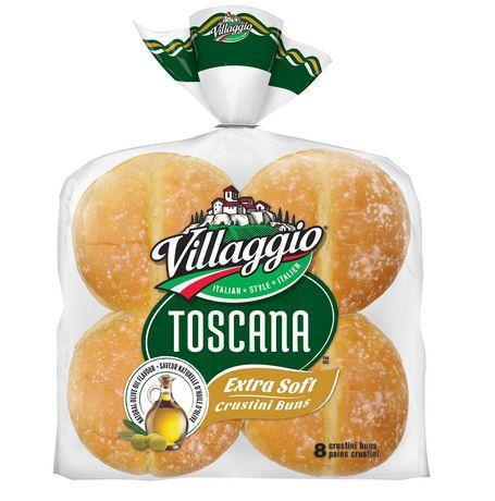 Villaggio Toscana Extra Soft Crustini Hamburger Buns