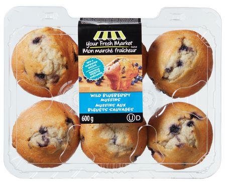 Your Fresh Market Wild Blueberry Muffins